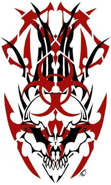 Tribal Biohazard Tattoo Designs Southernsteeltattoowiseva