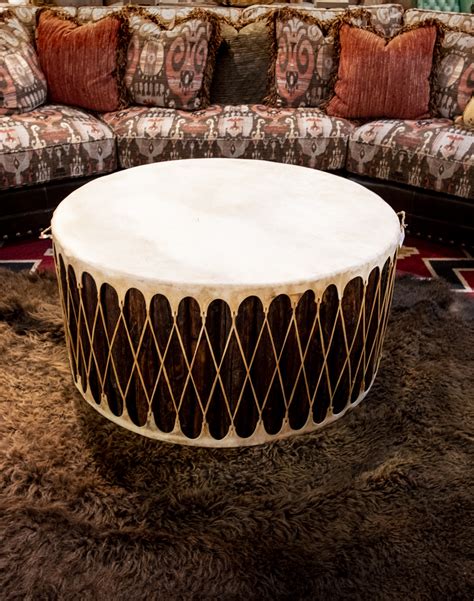 Drum Coffee Table Adobe Interiors