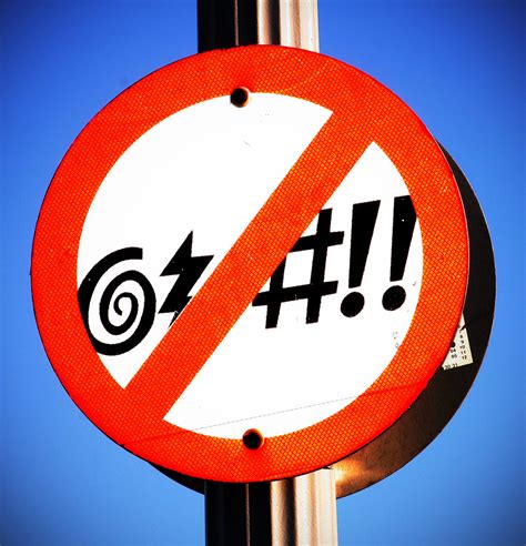 No Cursing Sign Flickr Photo Sharing