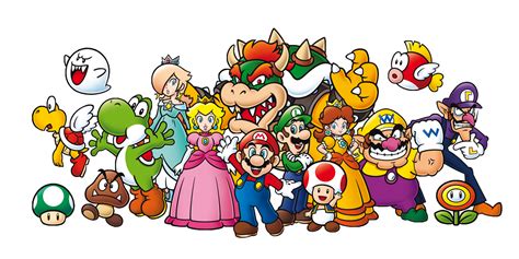 Image Mario Characters Group Artworkpng Wariowiki Fandom Powered