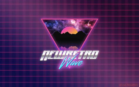 Wallpaper New Retro Wave Synthwave Neon 1980s Texture