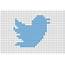 Twitter Logo Pixel Art – BRIK