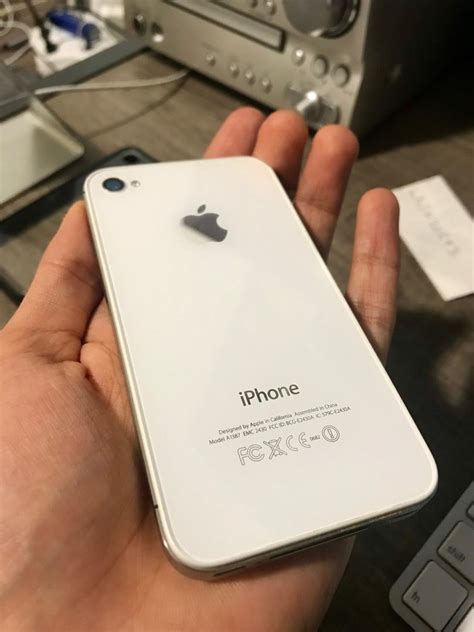Apple Iphone 4s Unlocked White 16gb A1387 Lrsd21693 Swappa