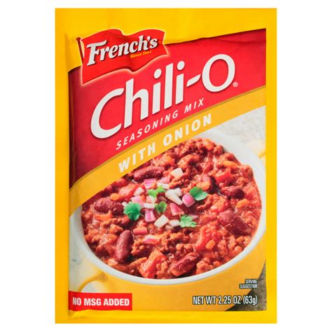Frenchs Chili O Seasoning Mix With Onion 225 Oz