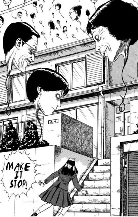 Junji Ito Hanging Balloons Junji Ito Japanese Horror Dark Art