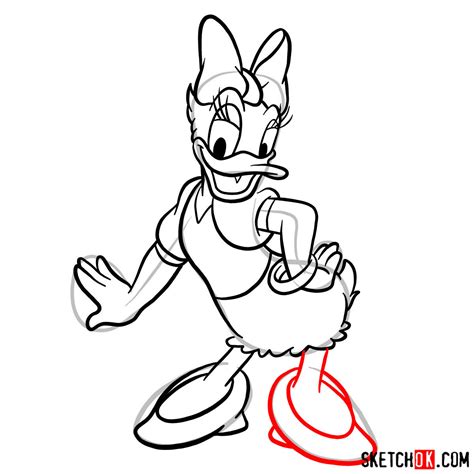 Daisy duck is a member of the disney casting group from the largest retail franchise in the world. How to draw Daisy Duck - Step by step drawing tutorials