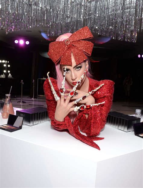 Lady Gaga Haus Laboratories Cosmic Love Holiday Collection Launch 04 Gotceleb