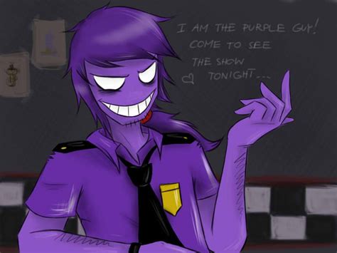 Purple Guy Fnaf Drawing