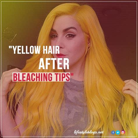yellow hair after bleaching tips bleached tips yellow hair bleaching hair at home