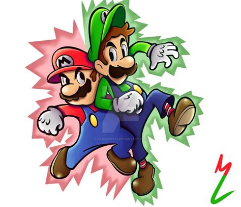 Mario Luigi Superstar Saga By Darkspike Deviantart Com On Deviantart