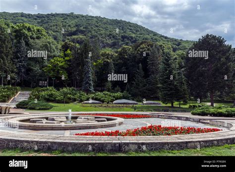 Niska Banja Serbia July 02 2018 Beautiful Decorative Garden In