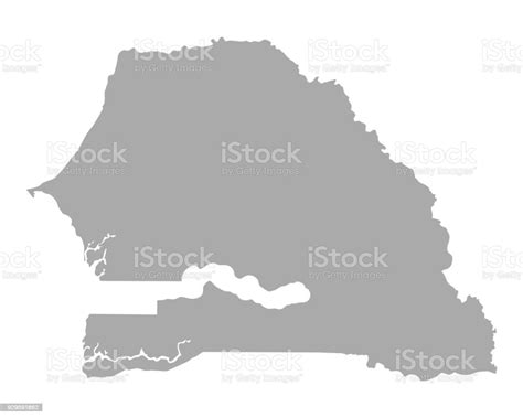Mappa Del Senegal Immagini Vettoriali Stock E Altre Immagini Di Carta Geografica Carta
