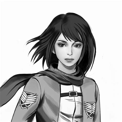 Mikasa Ackerman By Luffie On Deviantart