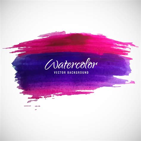 Abstract Colorful Watercolor Stroke Background Vector 249613 Vector Art