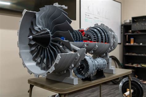 Dvids News Mcconnell Instructor 3d Prints Jet Engine Models