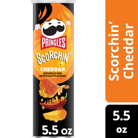 Pringles Scorchin Cheddar Potato Crisps Chips 55 Oz Ralphs