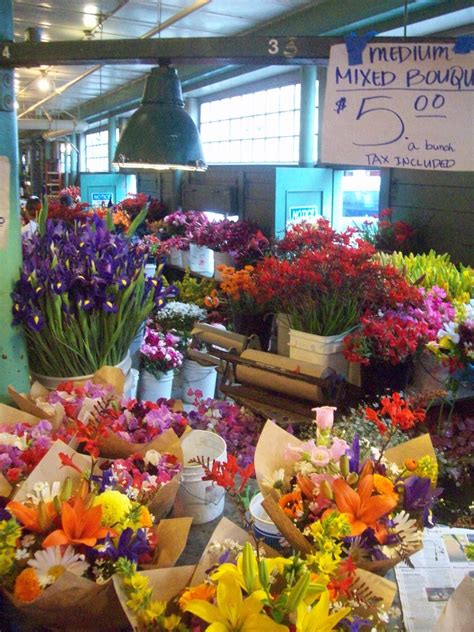 Order today with free shipping. Pike Place Market-Seattle WA - rows and rows of beautiful ...