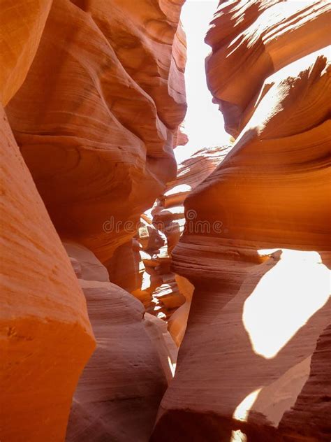 Beautiful Wavy Caves Of The Antelope Canyon In Arizona Usa Stock Photo