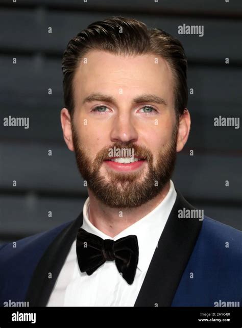 Chris Evans Arriving At The Vanity Fair Oscar Party In Beverly Hills