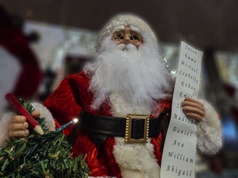 Santa And His List Free Stock Photo Public Domain Pictures