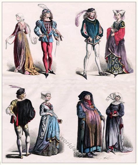 The History Of Costumes From Ancient Until 19th C Medieval Fashion