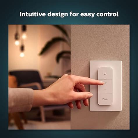 Philips Hue Smart Dimmer Switch With Remote White Pack Turns Hue