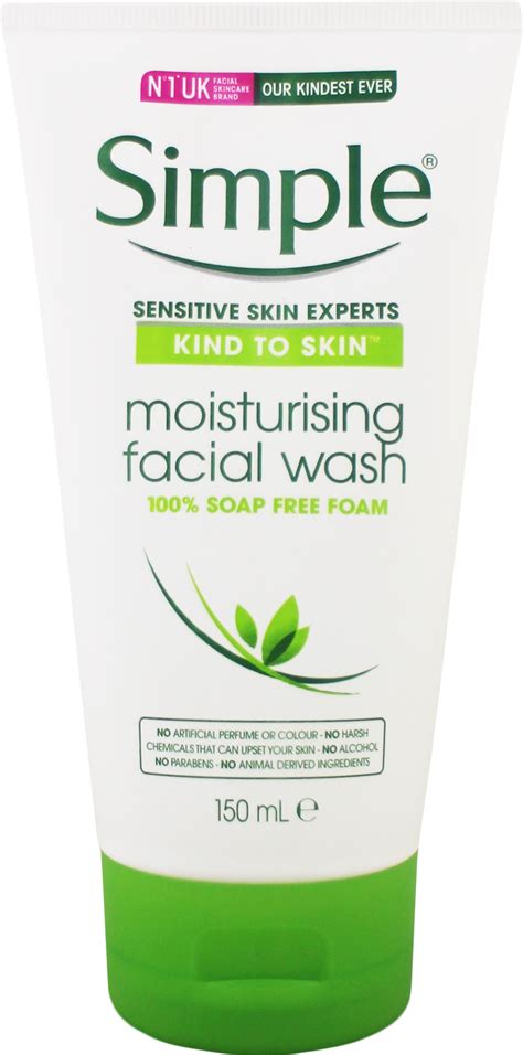 Simple Kind To Skin Moisturising Facial Wash 150ml Harrisons Direct