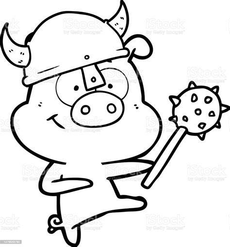 Cartoon Pig Pointing Stock Illustration Download Image Now Animal