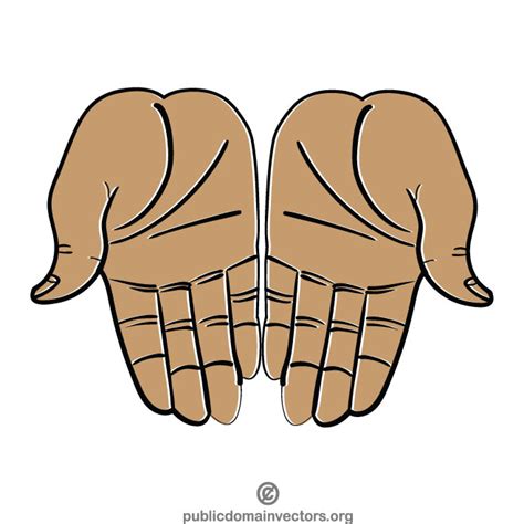 Hand Palms Royalty Free Stock Svg Vector And Clip Art