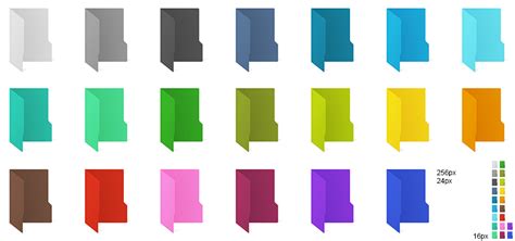 Windows 10 Coloured Folder Icons By Abs96 On Deviantart