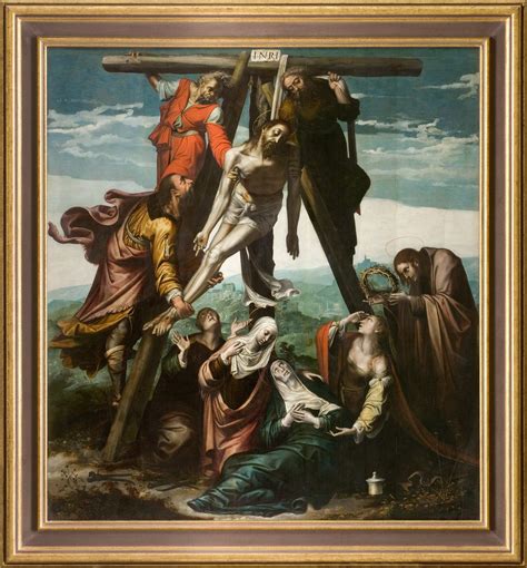 La Descente De Croix 1537 1538 Pieter De Kempeneer Dit Pedro