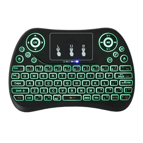 Mini Wireless Keyboard With Touchpad Rechargeable Fly Air Mouse 24ghz