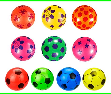 10 Pelotas Plástico Colores Diseño De Fútbol Niños Niñas 14000 En