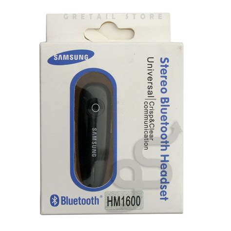 Buy Stereo Bluetooth Headset Samsung Hm 1600 Online ₹649 From Shopclues