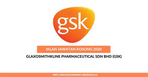 La giunta associativa ha accolto all'unanimità la domanda di adesione dell'azienda. Permohonan Jawatan Kosong GlaxoSmithKline Pharmaceutical ...