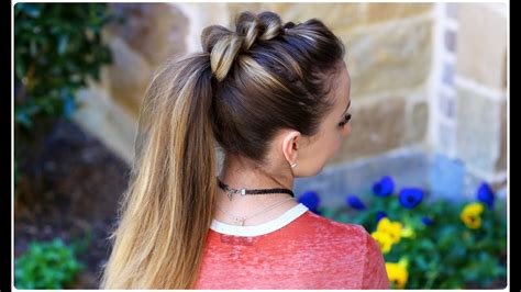 Did you know that a best hairstyle can transform your entire look? Pull-Thru Ponytail | Cute Girls Hairstyles - YouTube