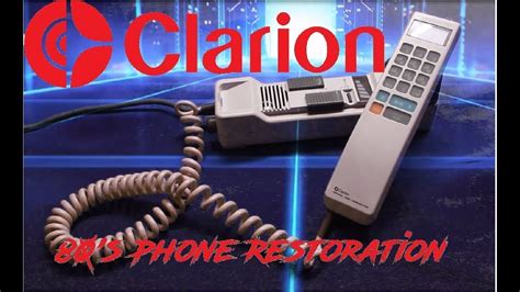 Retro 1980s Car Phone Restoration Youtube