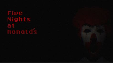 Five Nights At Ronalds Fnaf Fangame Gameplay Youtube