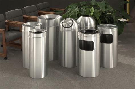 Waste receptacles, outdoor trash receptacles, commercial garbage cans, recycling containers, recycling receptacles. Commercial Interior Receptacles