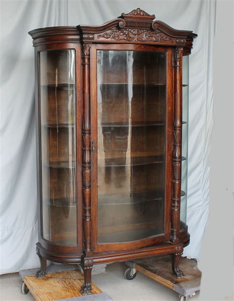 Bargain Johns Antiques Blog Archive Oak China Cabinet Serpentine