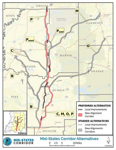 Indiana Mid State Corridor Map Get Latest Map Update