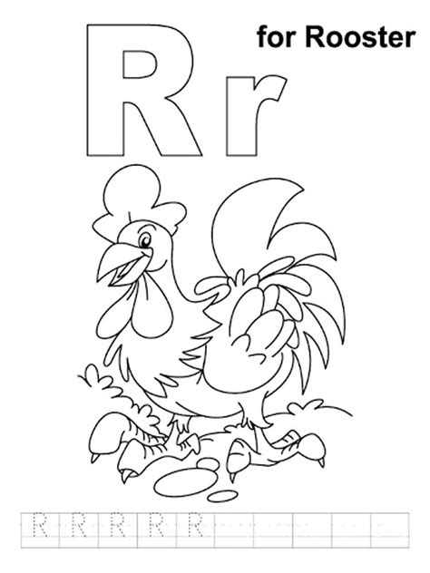 640 x 905 file type: Letter R coloring pages. Download and print Letter R ...