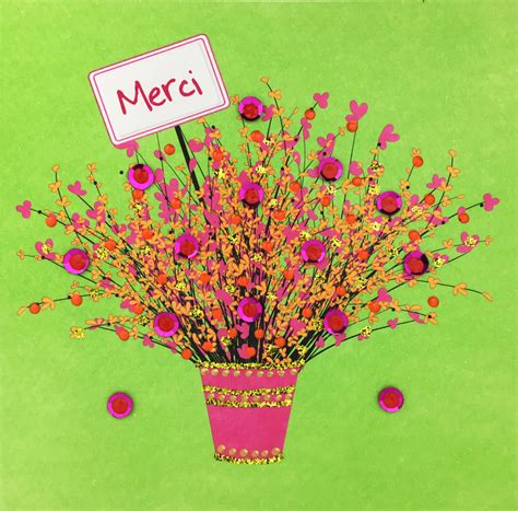 Merci Flowers N1661 1 Pack Of 5 Jaab Cards
