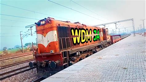 🔥jhansi Wdm3a Departed From Hodal Wdm3a Was Chugging And 🔗carrying