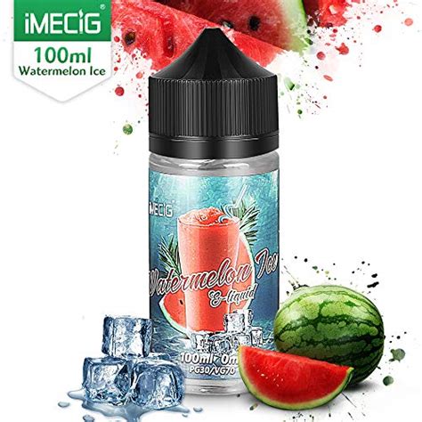 Nicotine affects your brain development. IMECIG 100ml Vape Liquid Ice Watermelon Premium Ecig Vape ...