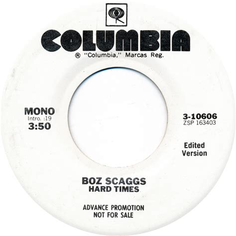 Boz Scaggs Hard Times 1977 Vinyl Discogs