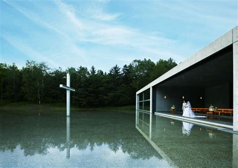 Church On The Water Shimukappu By Tadao Ando The Church In Borrowed