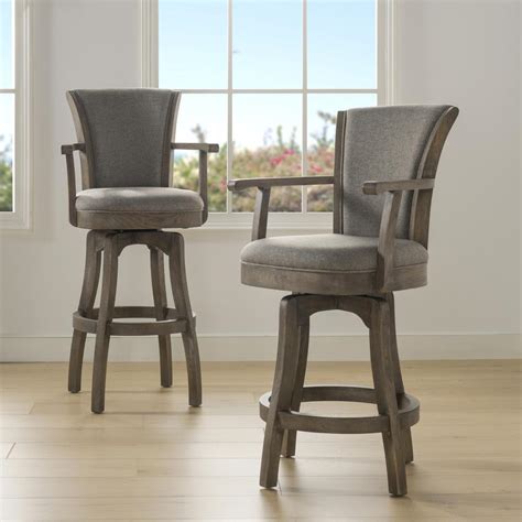 Polywoodtraditional garden counter height arm chair. Jennifer Taylor Williams 26 Swivel Counter Height Bar ...