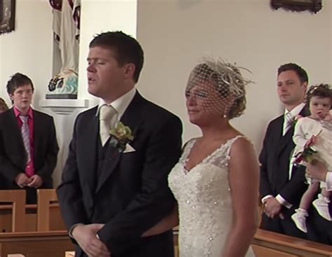 anxious groom sings as his bride walks down the aisle inner strength zone