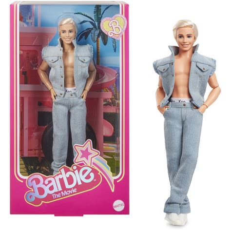 Barbie Movie Ken Doll Wearing Denim Matching Set Big W